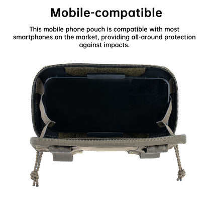 Universal EUD / Phone Pouch – MOLLE Compatible Tactical Smartphone Carrier for Plate Carriers, Chest Rigs, Airsoft & Hunting