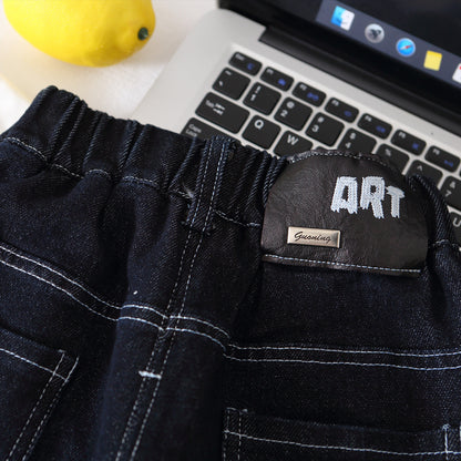 Cargo Denim Loose Pants for Boys