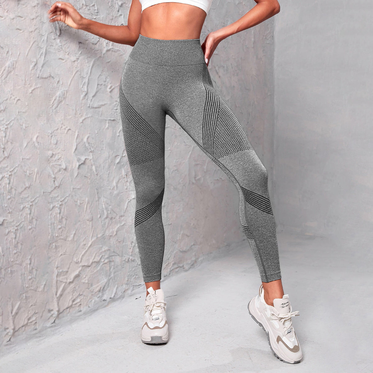 High waisted compression tight yoga pants for women