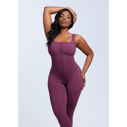 Beautiful back yoga jumpsuit