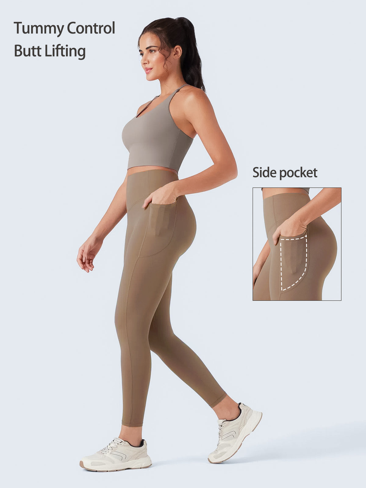 Waist abdomen hip lifting yoga fitness cycling pants