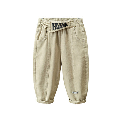 Casual Cargo Pants for Boys Spring Autumn
