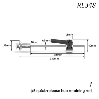 RISK Bike Wheel Repair Vise – Heavy Duty Hub Holder for Freewheel & Cassette Maintenance (MTB/Road)