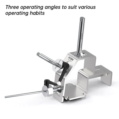 RISK Bike Wheel Repair Vise – Heavy Duty Hub Holder for Freewheel & Cassette Maintenance (MTB/Road)