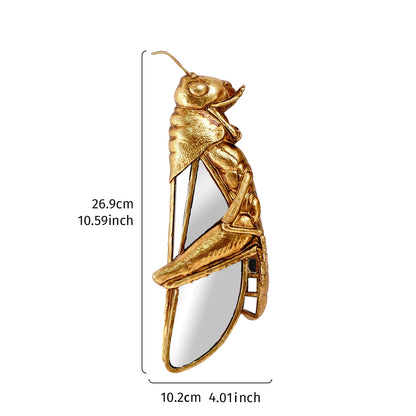 Golden mirror locust pendant