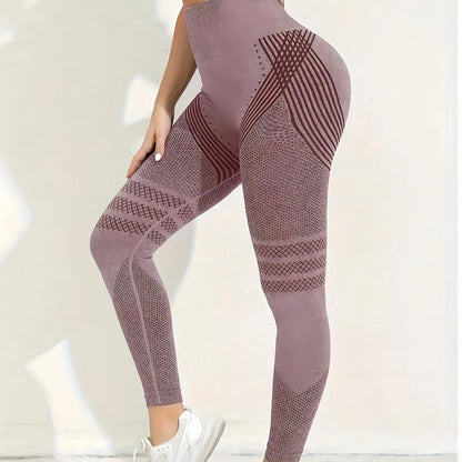 High waisted and high stretch yoga pants