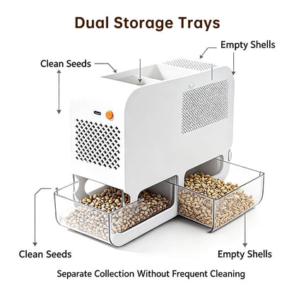Electric Bird Seed Shell Remover – Adjustable Speed, Easy Clean Peeling Machine