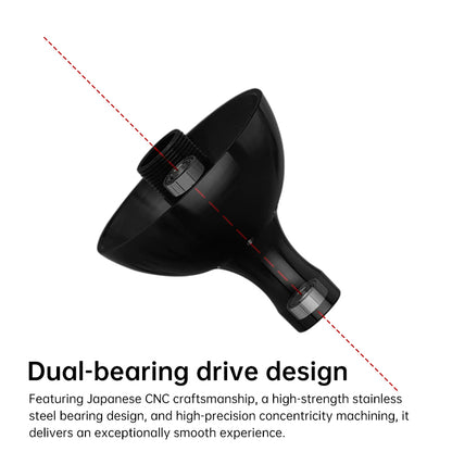 CNC Aluminum Fishing Reel Handle Knob, Ergonomic Metal Crank Grip DIY Modification Part for Spinning & Baitcasting Reels
