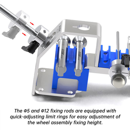 RISK Bike Wheel Repair Vise – Heavy Duty Hub Holder for Freewheel & Cassette Maintenance (MTB/Road)