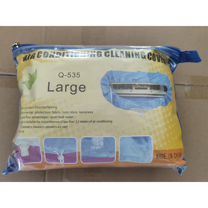 2.4/3.2m AC Cleaning Water Cover Full Set – Waterproof Home Air Conditioner Cleaning Kit with Pipe, Wall & Ceiling Dust Cover