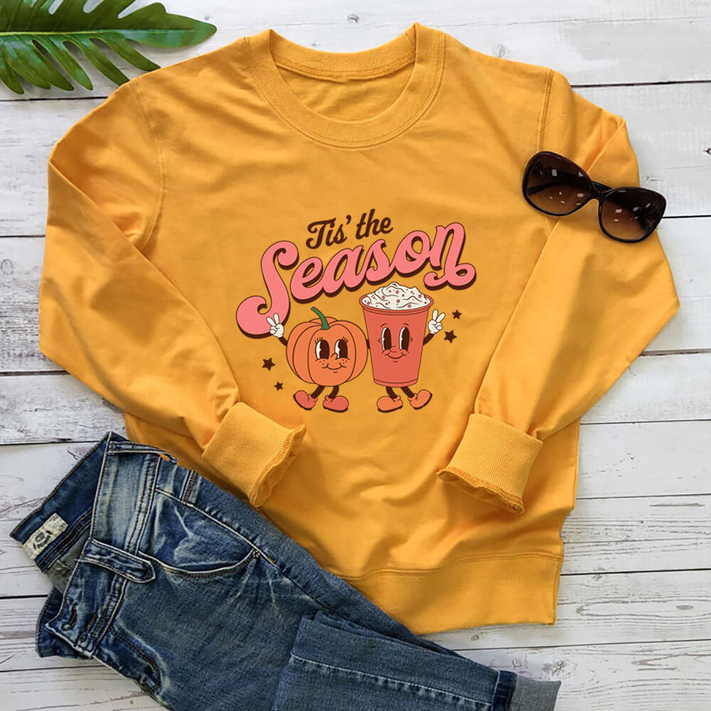 Pumpkin printed hoodie
