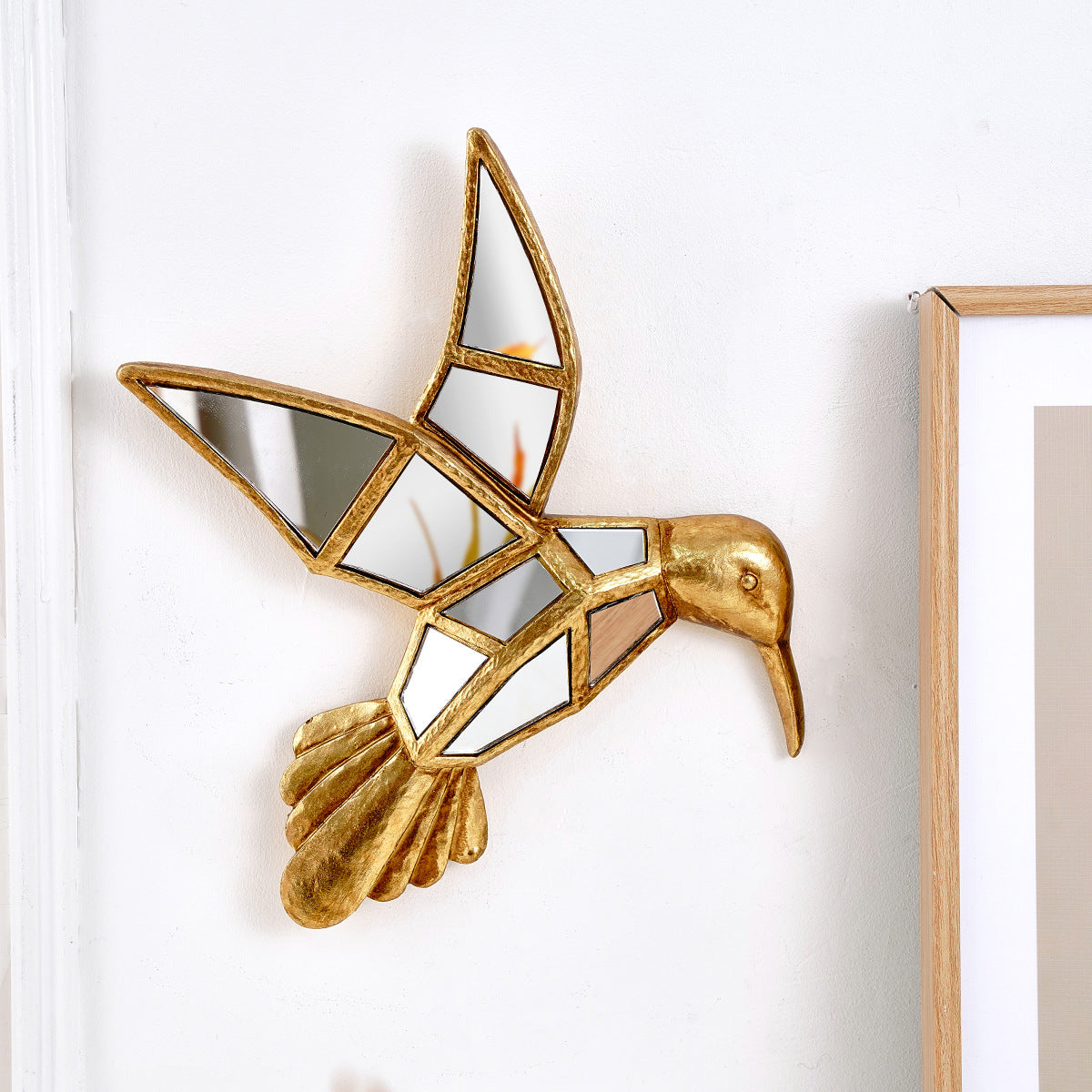 Golden Hummingbird Home Decoration Crafts