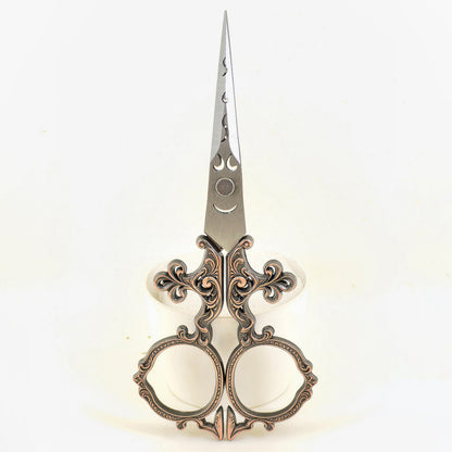 European Victorian Carved Scissors – Retro Embroidery Thread Snips, Cross Stitch Scissors, Tea Ceremony Tailoring Shears