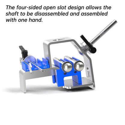 RISK Bike Wheel Repair Vise – Heavy Duty Hub Holder for Freewheel & Cassette Maintenance (MTB/Road)