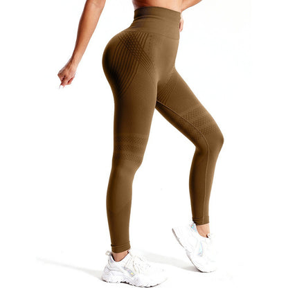 High waisted and high stretch yoga pants